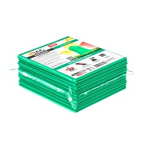 Мешки для мусора 160 л, зеленые, в пачке 10 шт., ПВД, 40 мкм, 900х1100 мм, i-Bag в Ульяновске