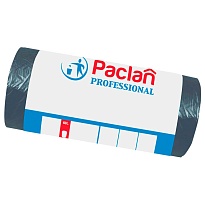 Мешки для мусора 60 л, черные, в рулоне 50 шт., ПНД, 6,2 мкм, 800х600 мм, PACLAN Professional, 604078 в Ульяновске