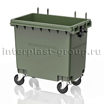 Мусорный контейнер 770 л зеленый без крышки 770 зеленый в Ульяновске