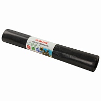 Мешки для мусора 240 л, черные, в рулоне 10 шт., ПВД 50 мкм, 1400х900 мм, LAIMA, 605337 в Ульяновске