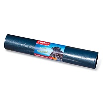 Мешки для мусора 240 л, черные, в рулоне 20 шт., ПВД 35 мкм, 1400х900 мм, PACLAN Big&Strong, 600823 в Ульяновске