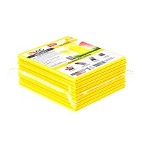 Мешки для мусора 160 л, желтые, в пачке 10 шт., ПВД, 40 мкм, 900х1100 мм, i-Bag в Ульяновске