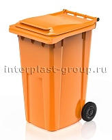 Контейнер для мусора 240 л оранжевый облегченный 240 оранжевый в Ульяновске