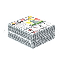 Мешки для мусора 160 л, светло-серые, в пачке 10 шт., ПВД, 40 мкм, 900х1100 мм, i-Bag в Ульяновске